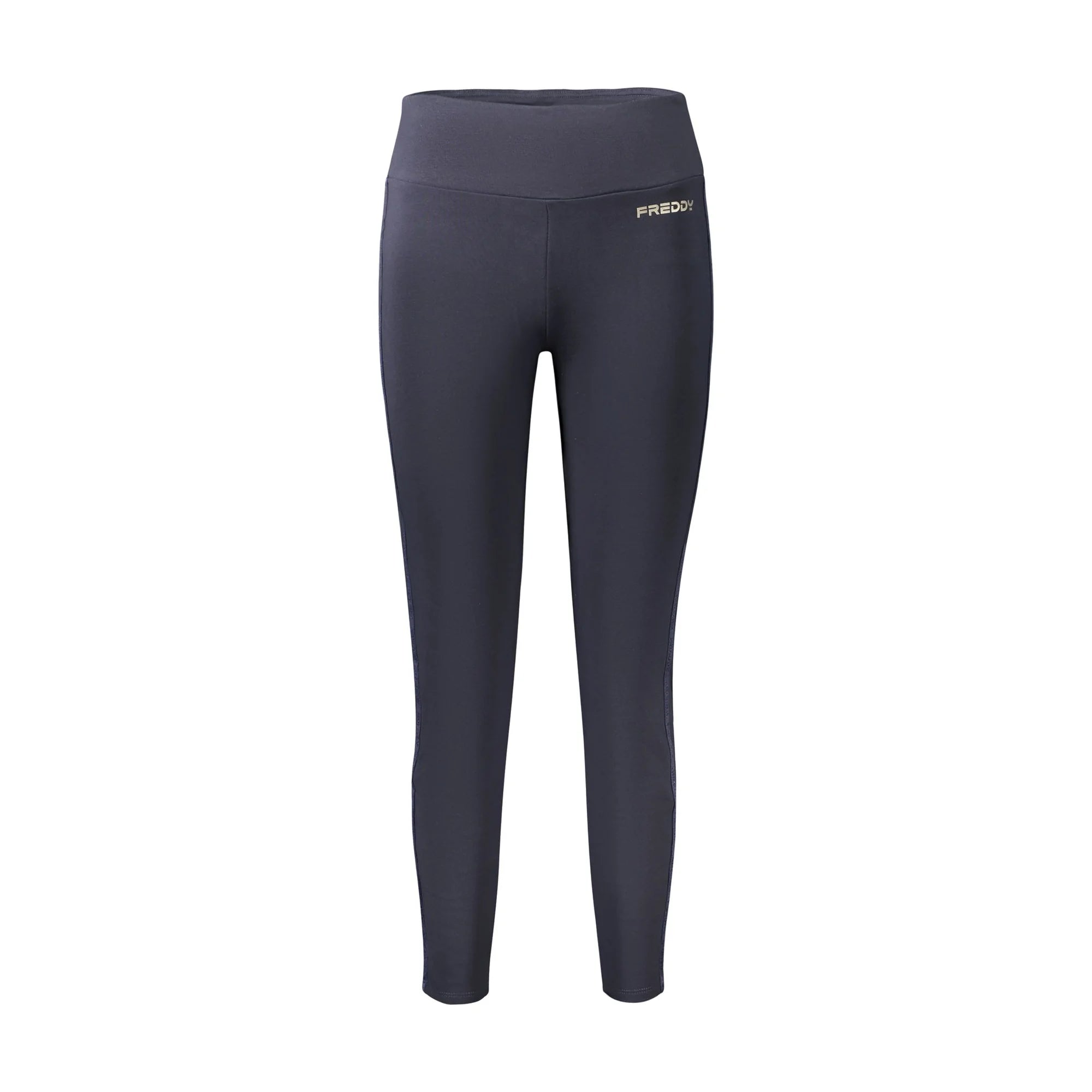 Freddy Pantaloni Leggins Donna Blu Stampa Logo - foto prodotto